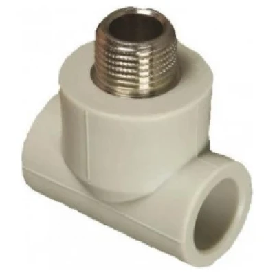 Cайт компанії Аква-Дім::Трійник FV-PLAST з метал.різьбою зовнішній 25х3/4"х25