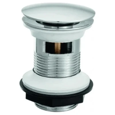 Cайт компанії Аква-Дім::Корок (донний клапан) для умивальника INVENA CLIC-CLACK автомат латунь грибоподібна велика