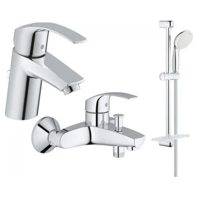 Cайт компанії Аква-Дім::Набір змішувачів 3 в1 GROHE Eurosmart NEW