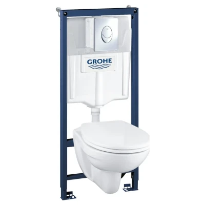 Cайт компанії Аква-Дім::Інсталяція з підвісним унітазом GROHE Euro Ceramic