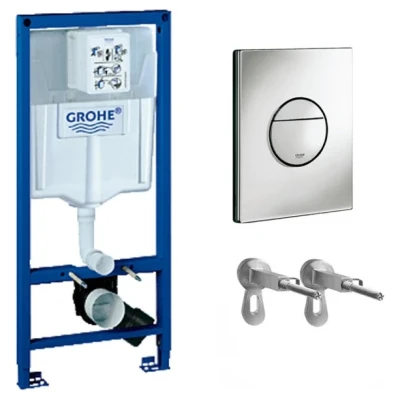 Cайт компанії Аква-Дім::Інсталяцийна система для унітазу GROHE Rapid SL 3 в 1 кругла кнопка