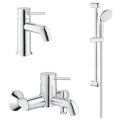 Cайт компанії Аква-Дім::Набір змiшувачiв 3 в 1 GROHE Bau Classic