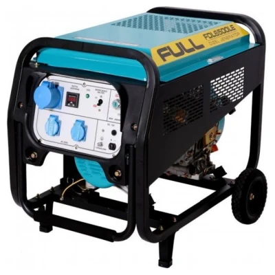 Cайт компанії Аква-Дім::Генератор дизельний FORTE Full FDL6500LE 5кВт (6,2KVA) однофазний 220Вт 50HZ обсяг 12,5л