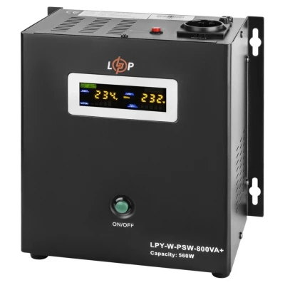 Cайт компанії Аква-Дім::ДБЖ з правильною синусоїдою LOGIC POWER LPY-W-PSW-800VA+(560Вт) 5/15 (12V)