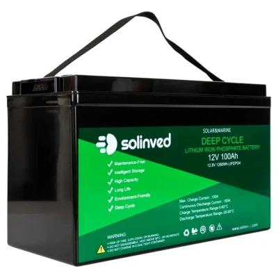 Cайт компанії Аква-Дім::Акумуляторна батарея SOLINVED LiFePO4 12,8V 100Ah