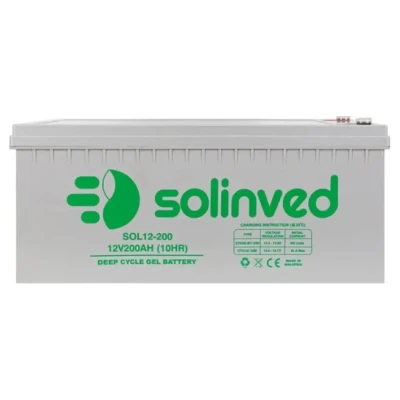 Cайт компанії Аква-Дім::Акумуляторна батарея SOLINVED 200-12 GEL 12V 200 Ah (522 x 240 x 224), 60.3 kg Grey Q1/48
