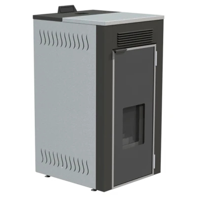 Cайт компанії Аква-Дім::Камін AQUAPEL PLUS 22,5 кВт (silver)