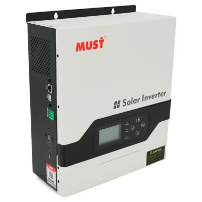 Cайт компанії Аква-Дім::Гібридний інвертор MUST PV18-1512VPM, 1500W, 12V, ток заряда 10/20A, 160-275V, MPPT (60А, 15-145 Vdc