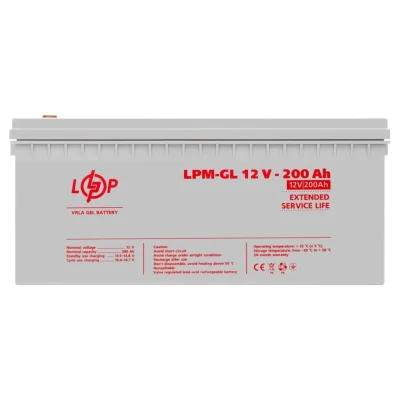Cайт компанії Аква-Дім::Акумулятор гелевий LOGIC POWER LPM-GL 12-200 AH