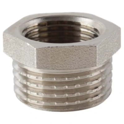 Cайт компанії Аква-Дім::Футорка ASG 1/2"х1/4" нікель (10/800)