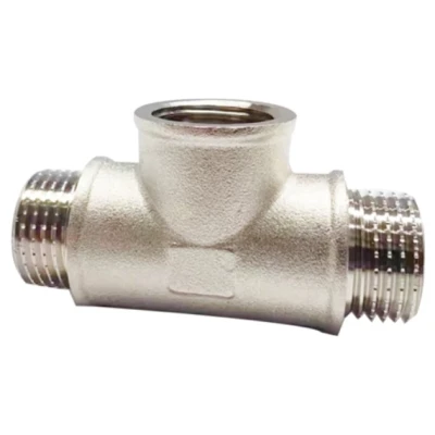 Cайт компанії Аква-Дім::Трійник ASG 1/2" ЗВЗ нікель (1/140)