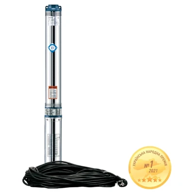 Cайт компанії Аква-Дім::Насос відцентровий AQUATICA 0.37кВт H 49(38)м Q 55(35)л/хв Ø102мм 35м кабеля mid