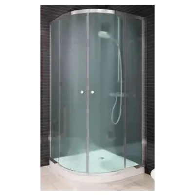 Cайт компанії Аква-Дім::Душова кабіна KOLLER POOL Line 800x800x1850 мм,розсувна квадратна, хром,скло 6мм прозоре