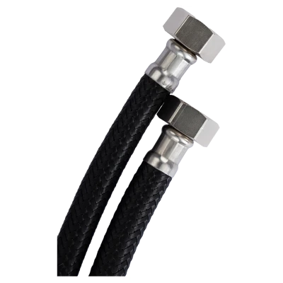 Cайт компанії Аква-Дім::Шланг для води AQUASTRONG NYLON 1/2" ВВ  0,6м (AS11060)