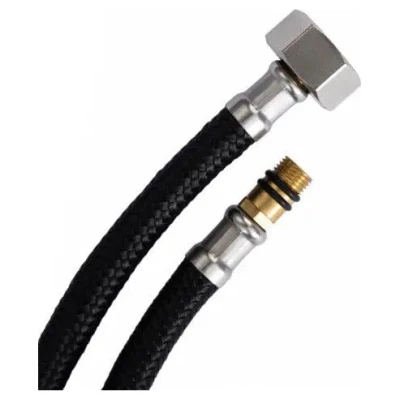 Cайт компанії Аква-Дім::Шланг для змішувача AQUASTRONG NYLON M10x1/2"  0,4м КШ (AS18040)