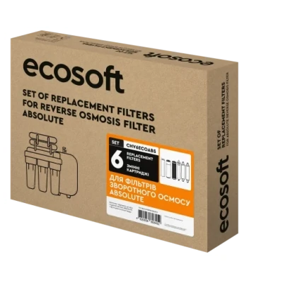 Cайт компанії Аква-Дім::Комплект картриджів ECOSOFT Absolute 1-6