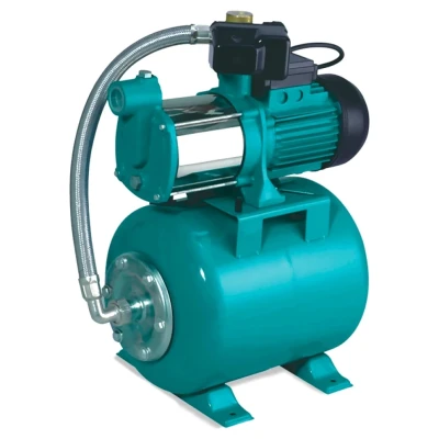 Cайт компанії Аква-Дім::Станція LEO 0.6кВт Hmax 35м Qmax 80л/хв (багатоступ. насос) 24л