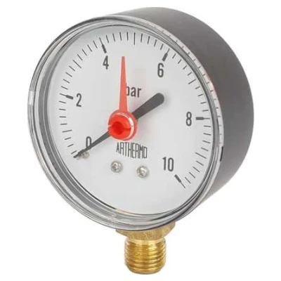 Cайт компанії Аква-Дім::Манометр радіальний ARTHERMO MA504/P 1/4" (50 мм, 0-25 бар)