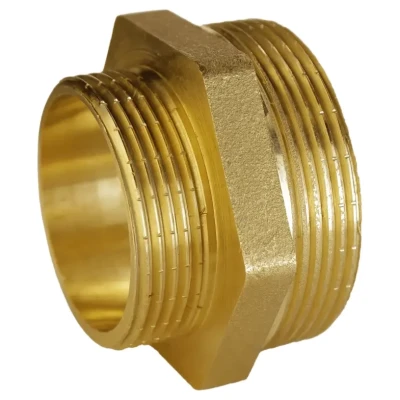 Cайт компанії Аква-Дім::Ніпель редукційний UA 2"x1 1/2" латунь