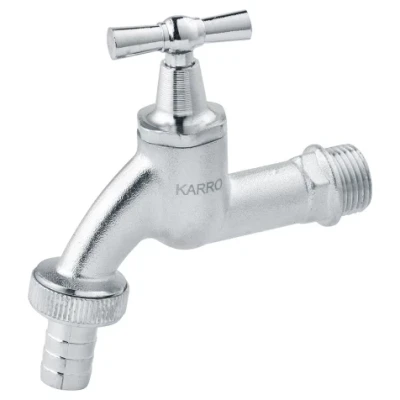 Cайт компанії Аква-Дім::Кран поливальний KARRO 1/2" KR-02118 хром