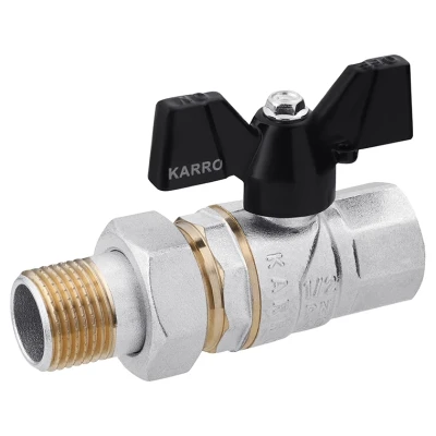 Cайт компанії Аква-Дім::Кран-американка KARRO Premium 3/4" пряма