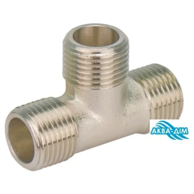 Cайт компанії Аква-Дім::Трійник KARRO 1/2"ЗЗЗ хром