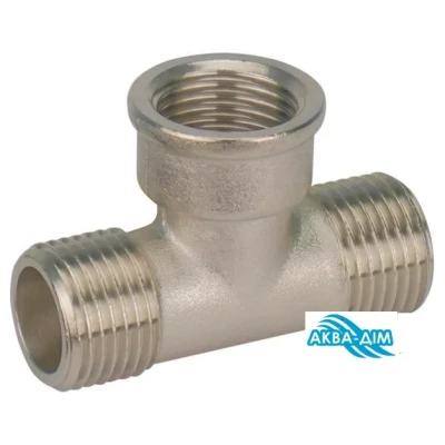 Cайт компанії Аква-Дім::Трійник KARRO 1/2"ЗВЗ хром