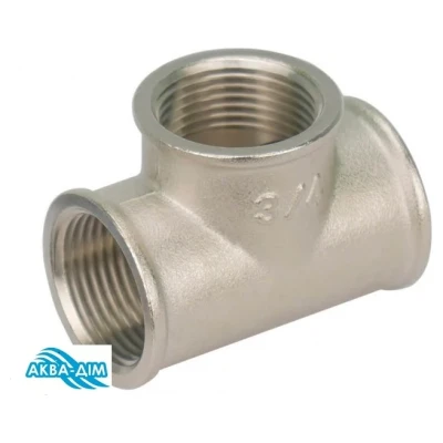 Cайт компанії Аква-Дім::Трійник KARRO 3/4"ВВВ хром