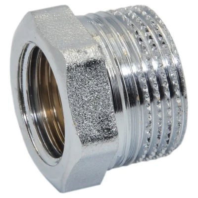 Cайт компанії Аква-Дім::Футорка PATTARONI 1"Зх1/2"В хром