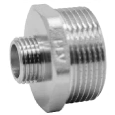 Cайт компанії Аква-Дім::Ніпель редукційний HLV 1 1/2"х3/4" нікель