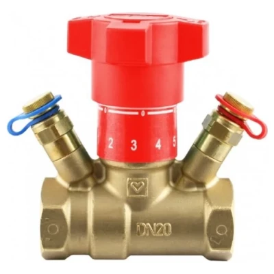 Cайт компанії Аква-Дім::Вентиль балансувальний HERZ STROMAX-GN dn20 з штуцерами