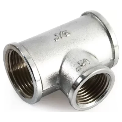 Cайт компанії Аква-Дім::Трійник KARRO 1"х1/2х1" ВВВ хром