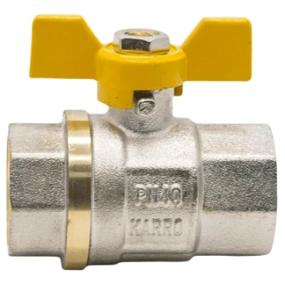Cайт компанії Аква-Дім::Кран кульовий KARRO 1/2" ВВ газ