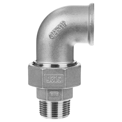 Cайт компанії Аква-Дім::Американка кутова GEBO 1/2" ВЗ нержавійка