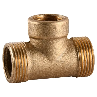 Cайт компанії Аква-Дім::Трійник UA 3/4"Зx1/2"Вx3/4"З латунь
