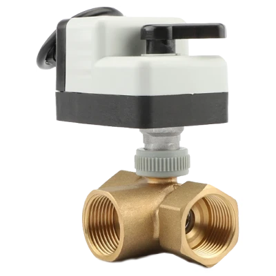 Cайт компанії Аква-Дім::Клапан 3-ходовий н/в 1" з самозворотним електроприводом Tervix Pro Line Zerg