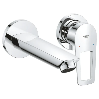 Cайт компанії Аква-Дім::Змішувач для раковини GROHE BauLoop одноважільний ,на 2 отвори,хром