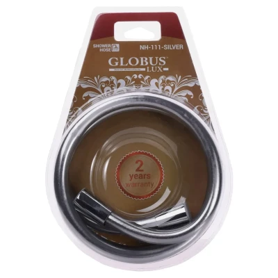 Cайт компанії Аква-Дім::Шланг душовий Globus Lux NH-111 Silver 150см