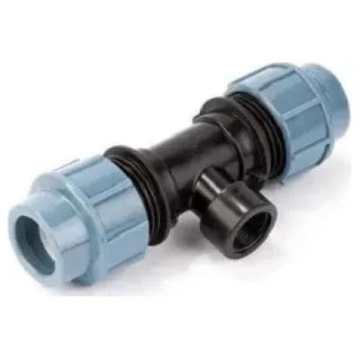 Cайт компанії Аква-Дім::Трійник SantehPlast ПЕ 40x11/4"x40 внутрішня різьба