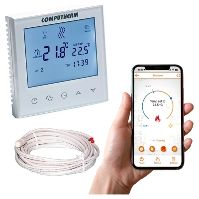 Cайт компанії Аква-Дім::Терморегулятор для теплої підлоги COMPUTHERM E280 Wi-Fi (8А)