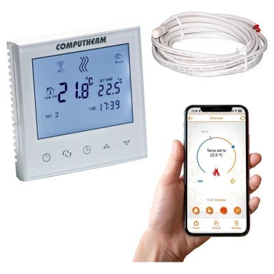 Cайт компанії Аква-Дім::Терморегулятор для теплої підлоги COMPUTHERM E230 Wi-Fi (16А)