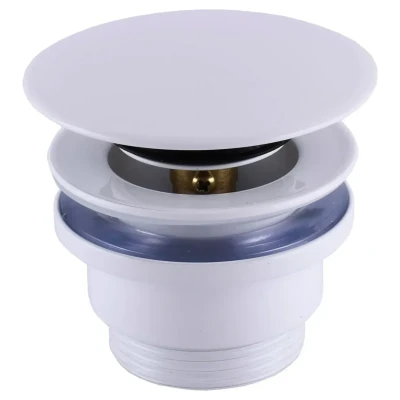 Cайт компанії Аква-Дім::Донний клапан TOPAZ TK-15A-W (Click-clack)