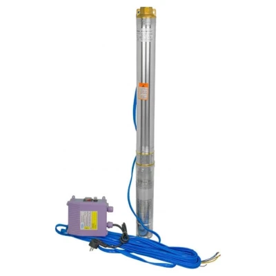 Cайт компанії Аква-Дім::Насос глибиниий FORWATER багатоступ.центроб. (14 м каб+пульт) 3QJD 140-1.1   1,1кВт 144м 2м3/год