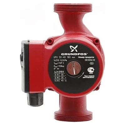 Cайт компанії Аква-Дім::Насос циркуляційний GRUNDFOS UPS 32-60 180 (оригінал)