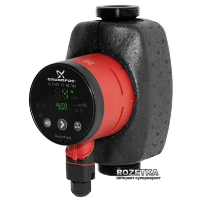 Cайт компанії Аква-Дім::Насос циркуляційний GRUNDFOS ALPHA2 25-60 180 (оригінал)