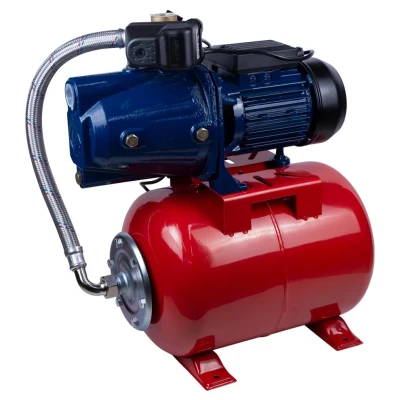 Cайт компанії Аква-Дім::Станція WETRON 0.9кВт Hmax 52м Qmax 70л/хв (самовсмоктуючий насос) 50л Україна