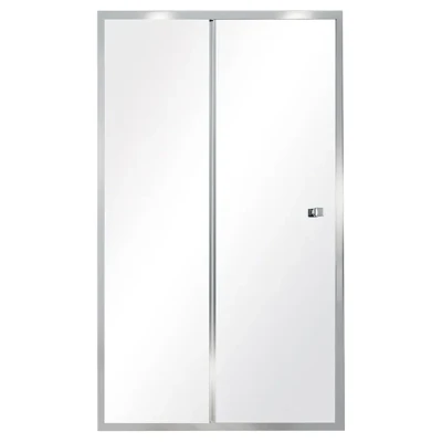 Cайт компанії Аква-Дім::Душова кабіна BESCO Duo slide хром блиск (панель 90х195 +душові двері 100х195)