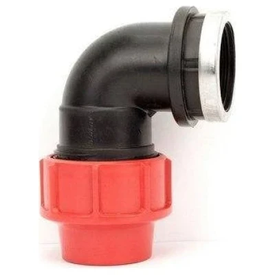 Cайт компанії Аква-Дім::Коліно SantehPlast ПЕ 50х2" В  для рукава