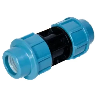 Cайт компанії Аква-Дім::Муфта з'єднувальна SantehPlast ПЕ Ø 50 (5/30)