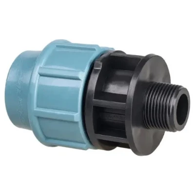 Cайт компанії Аква-Дім::Муфта SantehPlast ПЕ 50x1"1/4 зовнішня різьба